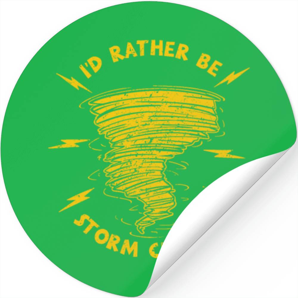 Stormtracker Sticker Storm Chaser Tornado Meteorologist Meteorology