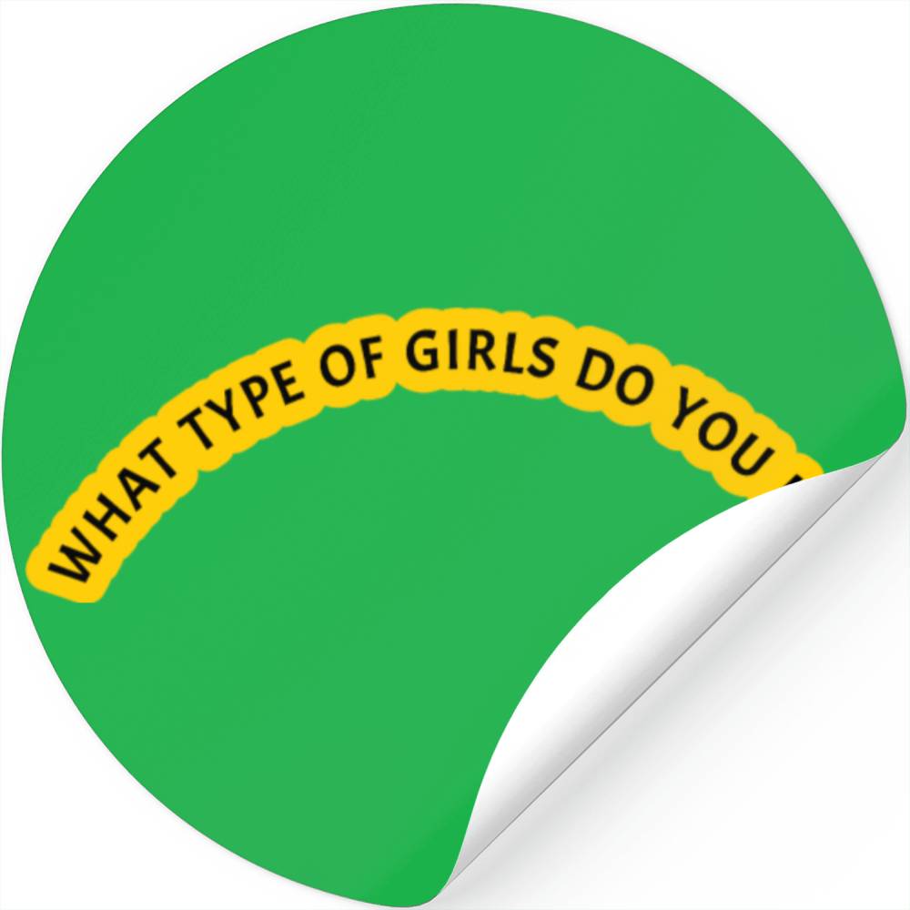 What Type Of Girls Do You Like Text Black