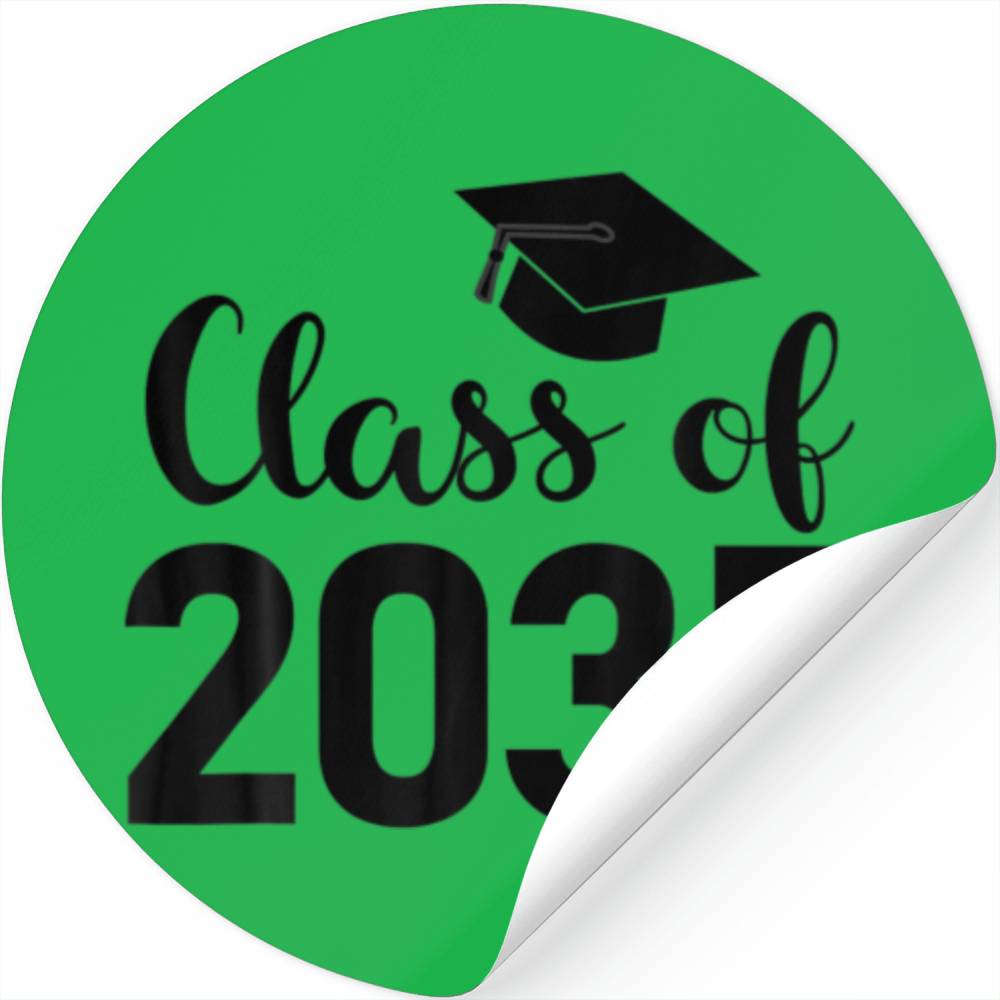 Class Of 2035 Kindergarten Pre K Grow With Me Grad Stickers