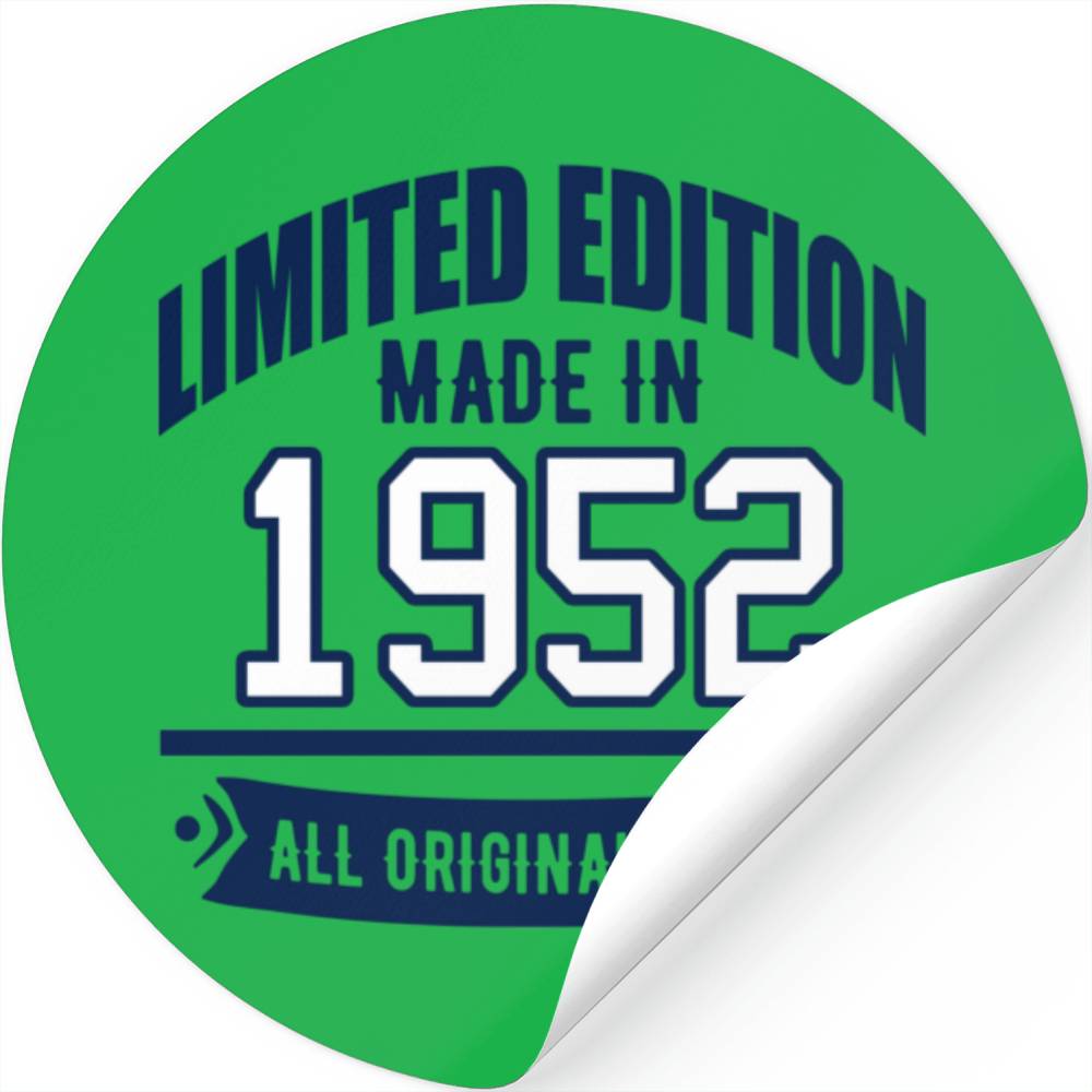 Limited Edition Made In 1952 All Original Parts Stickers