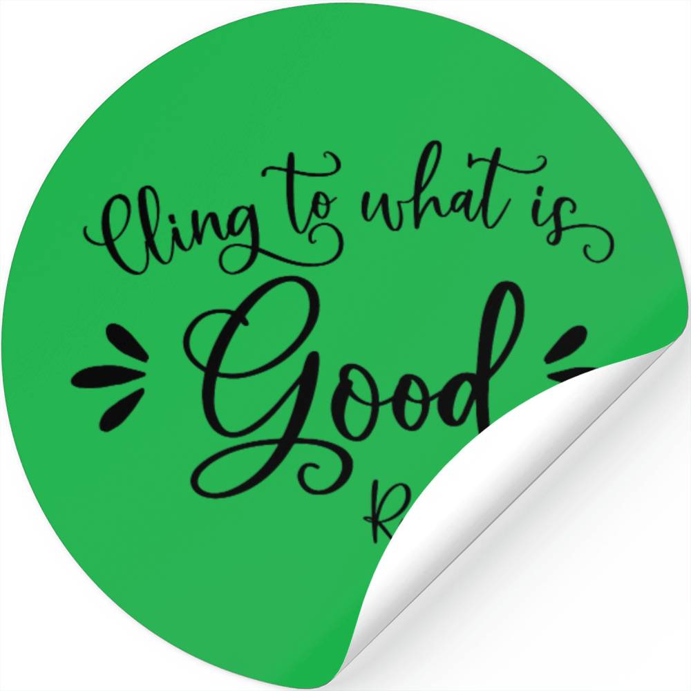 Inspirational Bible Verses - Romans 12:9 Stickers