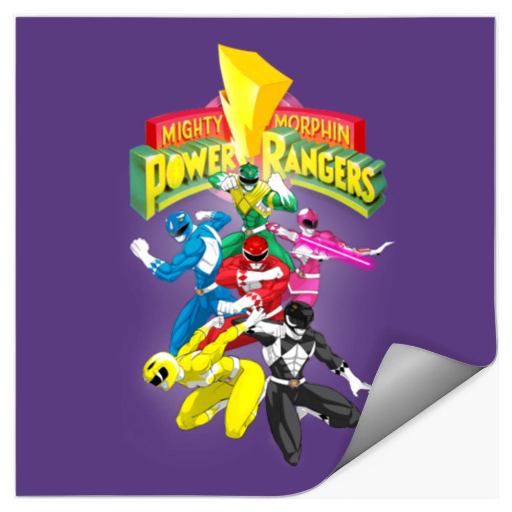 Power Rangers Classic Team Power Rangers Stickers